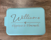 Personalized 9x13 Baking Dish - Cake Pan - Casserole Dish - Aluminum Baking Dish with Personalized Lid - multiple colors available