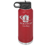 20 oz. or 32 oz. Personalized Polar Camel Water Bottle - Custom Engraved Insulated Water Bottle with leakproof lid and straw - Customized Water Bottle