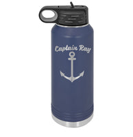 20 oz. or 32 oz. Personalized Polar Camel Water Bottle - Custom Engraved Insulated Water Bottle with leakproof lid and straw - Customized Water Bottle