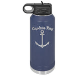 20 oz. or 32 oz. Personalized Polar Camel Water Bottle - Custom Engraved Insulated Water Bottle with leakproof lid and straw - Customized Water Bottle