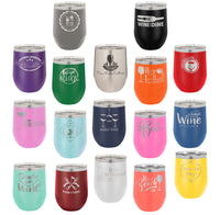 12 oz Personalized Drink Tumbler with Lid