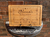 Personalized Engraved Bamboo Wood Cutting Board