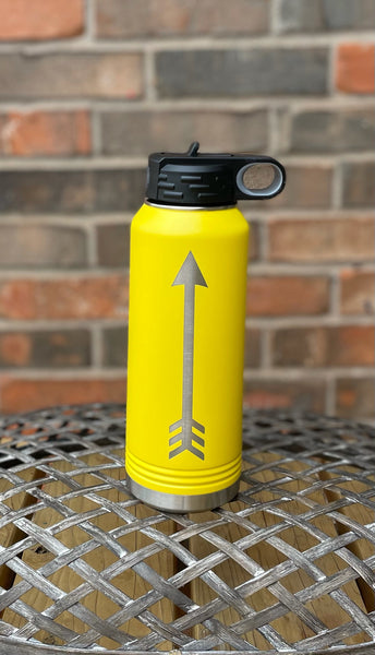 Personalized Water Bottle w/Straw Lid, 32 oz