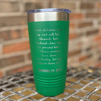 20 oz. Personalized Polar Camel Tumbler - Customized Insulated Coffee Tumbler with Lid