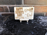Personalized Engraved Wood Postcard- Father’s Day Gift