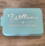 Personalized 9x13 Baking Dish - Cake Pan - Casserole Dish - Aluminum Baking Dish with Personalized Lid - multiple colors available