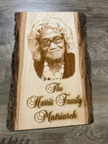 Custom Laser Engraved Wood Photograph-Wedding-Love