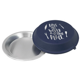 9" Aluminum Pie Pan with Personalization - Engraved Pie Plate - Custom Pie Dish