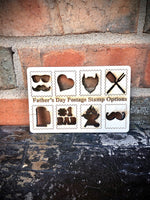 Personalized Engraved Wood Postcard- Father’s Day Gift