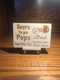 Personalized Engraved Wood Postcard- Father’s Day Gift