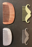 Personalized Beard Comb - Engraved Mustache Comb - moustache comb