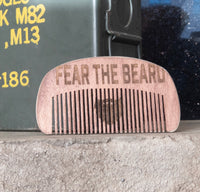Personalized Beard Comb - Engraved Mustache Comb - moustache comb