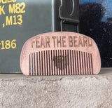 Personalized Beard Comb - Engraved Mustache Comb - moustache comb