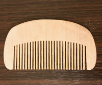 Personalized Beard Comb - Engraved Mustache Comb - moustache comb