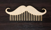 Personalized Beard Comb - Engraved Mustache Comb - moustache comb