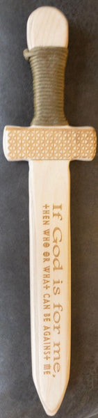 "Scripture Sword" of the Spirit-Personalized Engraved Wood