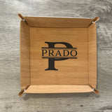 Personalized Catchall Tray - Custom Engraved Valet Tray - Promotional - Gift Idea