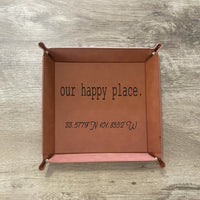 Personalized Catchall Tray - Custom Engraved Valet Tray - Promotional - Gift Idea