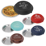 9" Aluminum Pie Pan with Personalization - Engraved Pie Plate - Custom Pie Dish