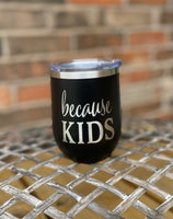 12 oz Personalized Drink Tumbler with Lid